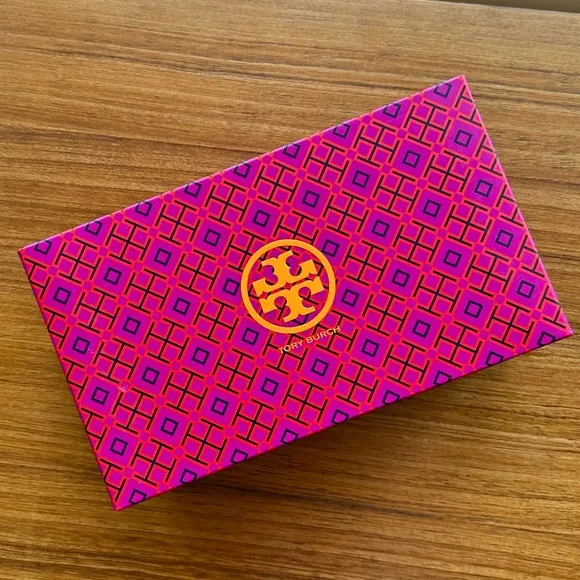 TORY BURCH Patent Rainbow Red Miller Sandals