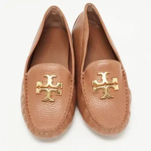 Tory Burch Women's Tan Leather Driving Loafers Size 9.5 NWOT