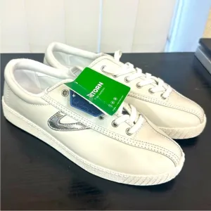 Tretorn White Sneakers Minimalist Design Canvas Upper