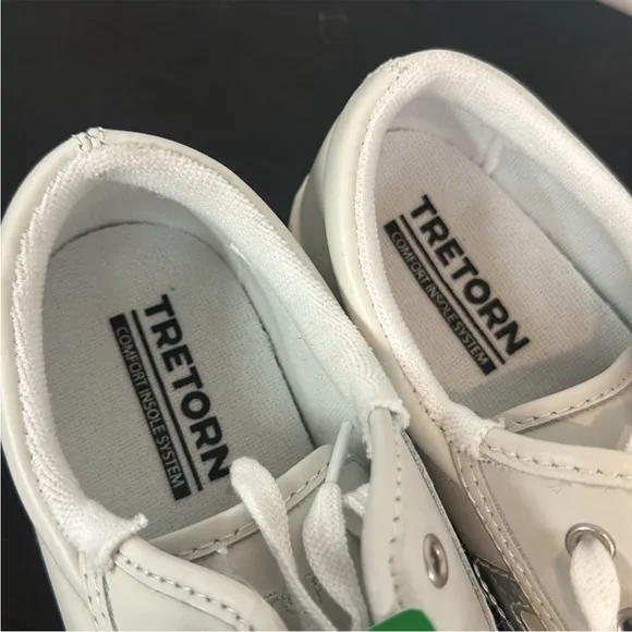 Tretorn White Sneakers Minimalist Design Canvas Upper
