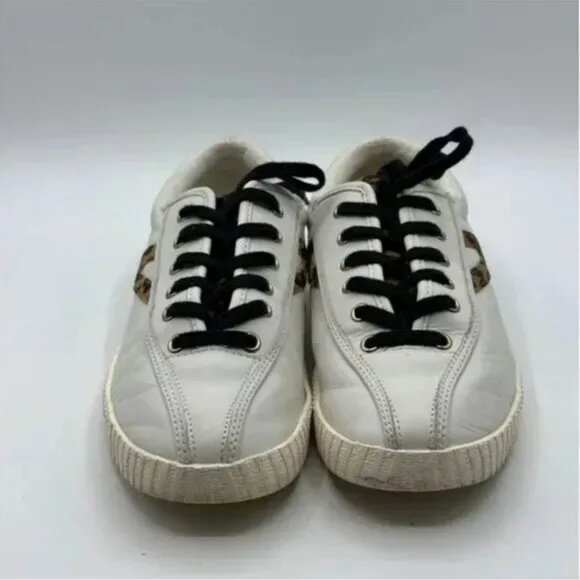 TRETORN Women's Nylite Plus Leopard Print Leather Sneakers Size 6.5