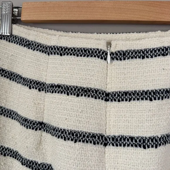 Tuckernuck Navy Stripe Tweed Mini Skirt