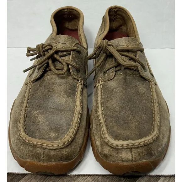 Twisted X Men's &quot;The Original&quot; Driving Moc Bomber Low Loafers MDM0009 Size 10.5