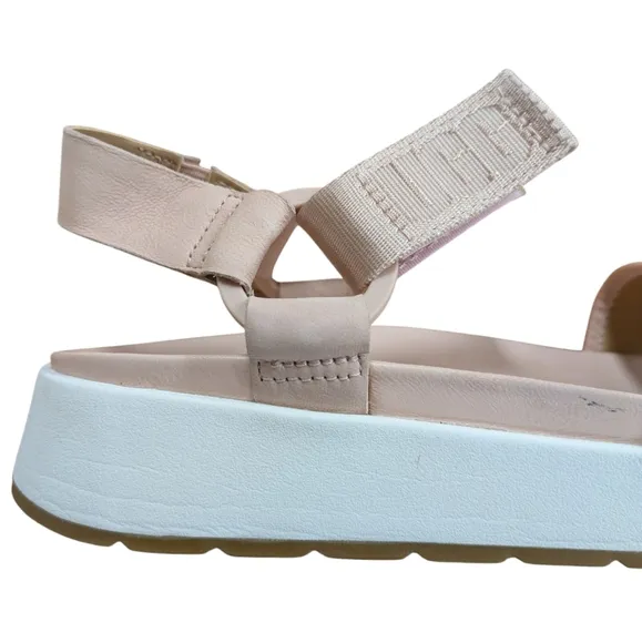 UGG Aissa Sandals Pink White Platform Size 8.5