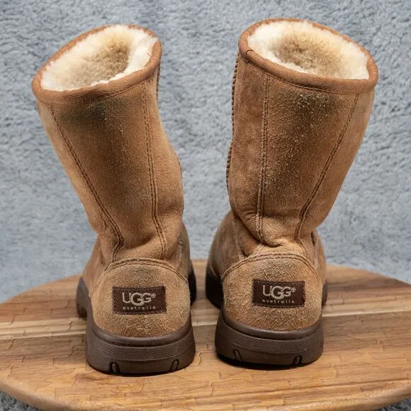 UGG Australia $190 Ultimate Short 5275 Mid Calf Boots Booties Women's 8