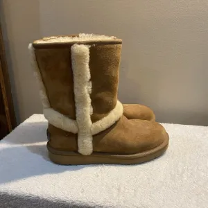 Ugg Australia Chestnut Shearling Lined Boots 1005803 Women's Sz 6 EUC