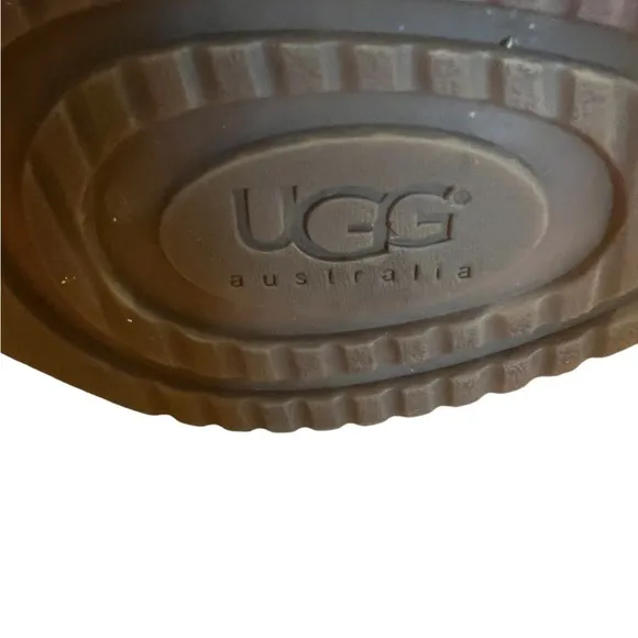 UGG Australia Joslyn Women's Size 9 Brown Suede Shearling-Lined Wedge Boots​​​​​