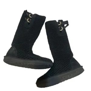 UGG Black Classic Solene Tall Boots Size 9
