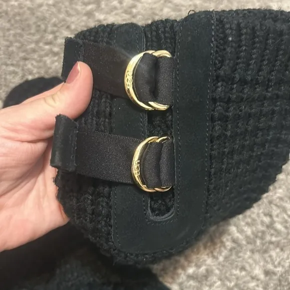 UGG Black Classic Solene Tall Boots Size 9