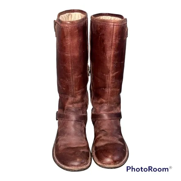UGG Brown Leather Tupelo Shearling Boots