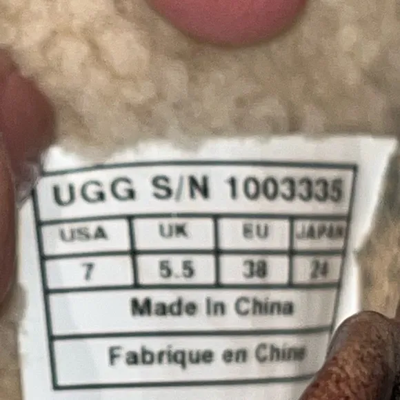 UGG Brown Leather Tupelo Shearling Boots