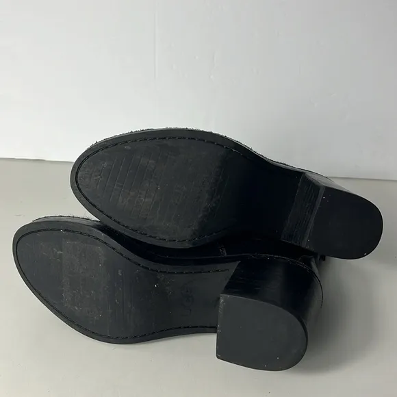 UGG camden Exotic black calf cow hair ankle boots women’s size 5