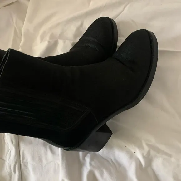 UGG Camden Exotic Calf Hair Chelsea  Ankle Boots Booties black size 8