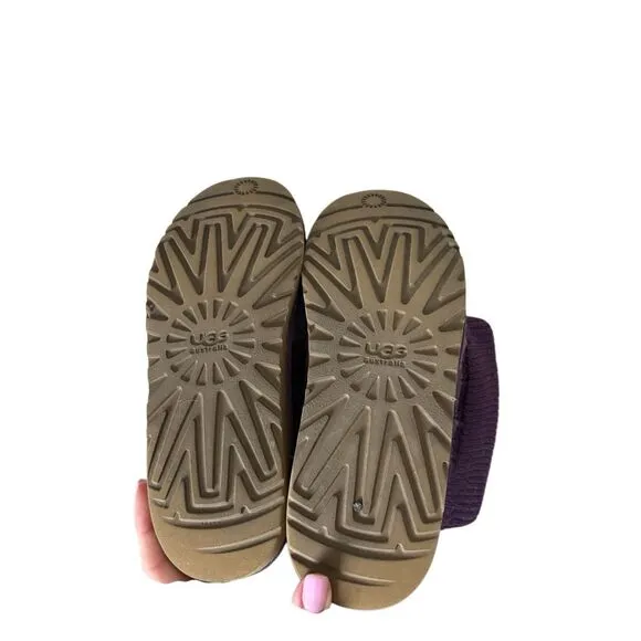 UGG Striped Knit Sock Boots size 5 Purple Limited Edition
