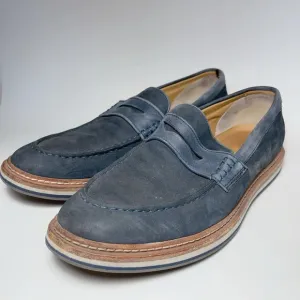 Ugg Whitfield Mens 12 Navy Suede Penny Loafers