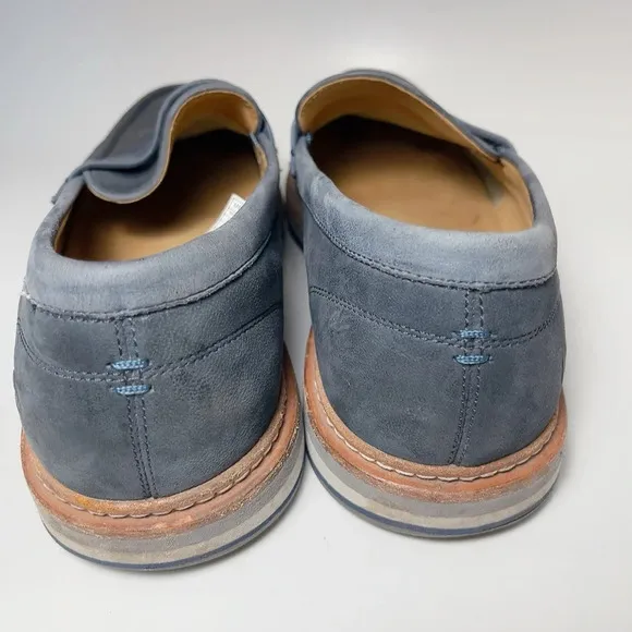 Ugg Whitfield Mens 12 Navy Suede Penny Loafers