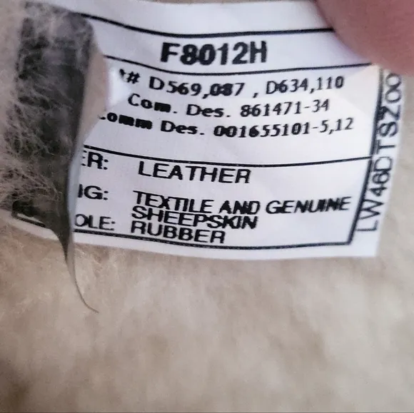 Ugg Women's Belcloud Sheepskin Shearling Lined Tall Duck Boots 7M