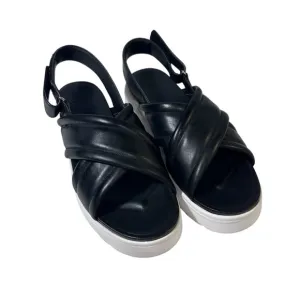 Ugg Zayne sling back platform sandals black women’s 9