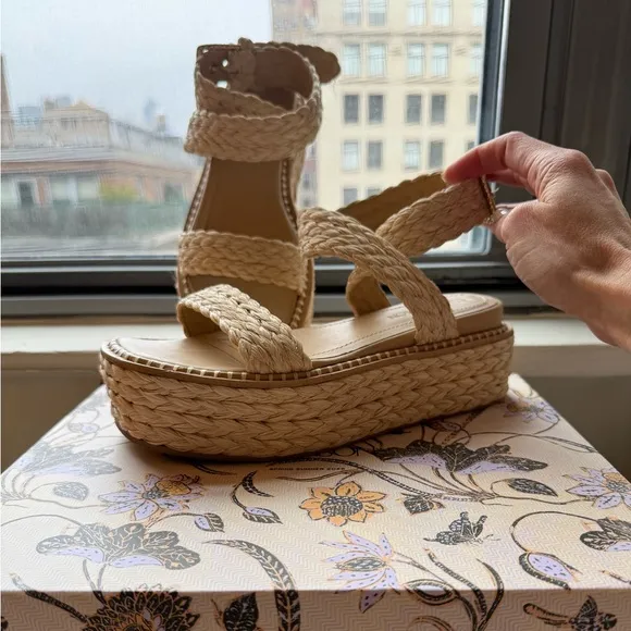 Ulla Johnson Raffia Platform Espadrille