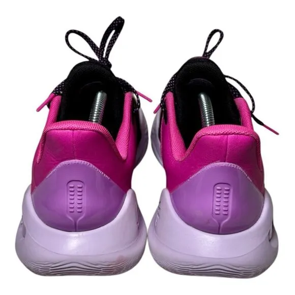 Under Armour Curry 11 'Girl Dad' Pink Purple Black Basketball Sneakers Men’s 9.5