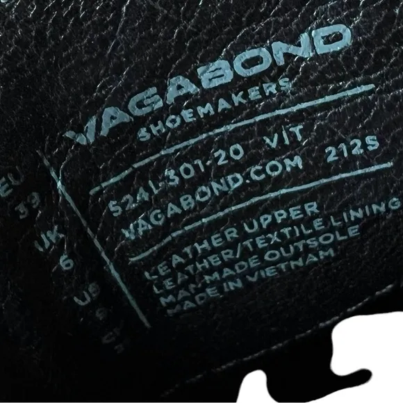 Vagabond Cosmo 2.0 Black Leather Platform Lug Sole Penny Loafer Women’s Size 9
