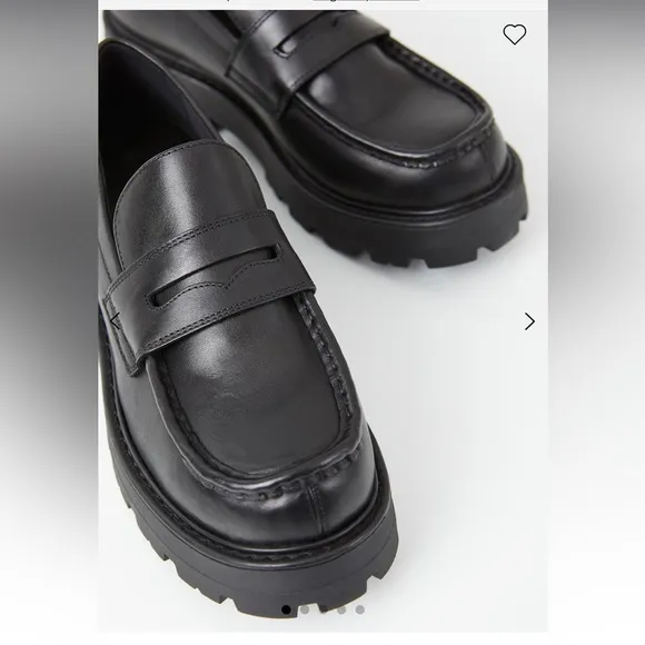 Vagabond EUC Cosmo 2.0 Platform Loafers Size 10 Women’s in Black Leather