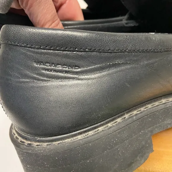 Vagabond Leather Platform Penny Loafers