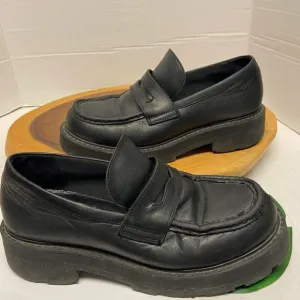 Vagabond Leather Platform Penny Loafers