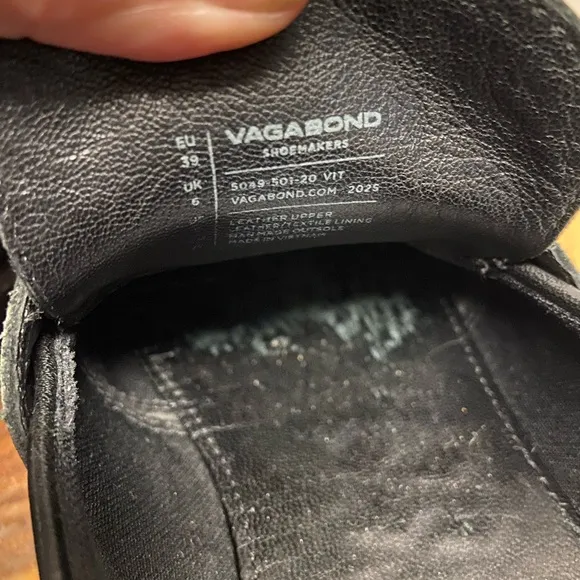 Vagabond Leather Platform Penny Loafers