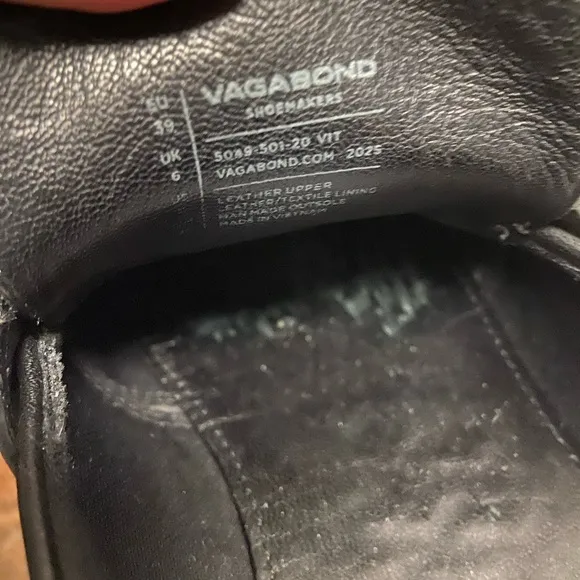 Vagabond Leather Platform Penny Loafers