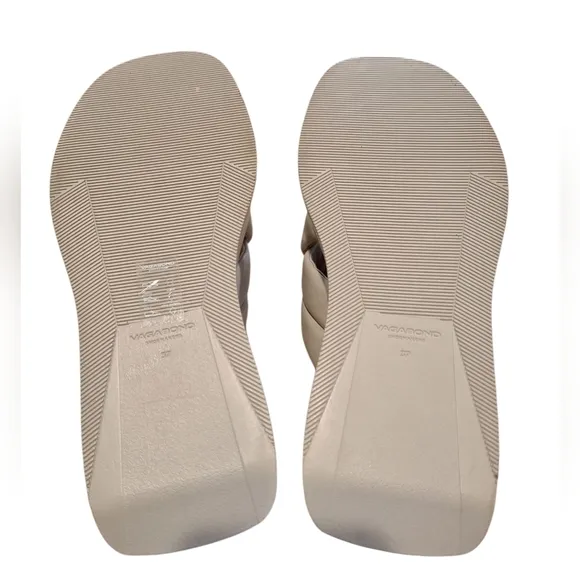 Vagabond Shoemaker Off-White Women's Courtney Slide Platform Sandals 7