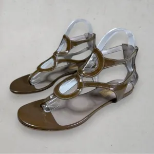 Valentino Garavani Patent Leather Gladiator Sandals