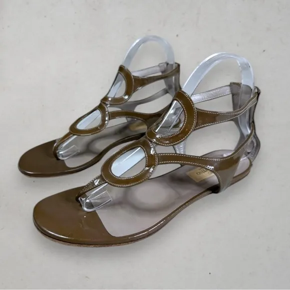 Valentino Garavani Patent Leather Gladiator Sandals