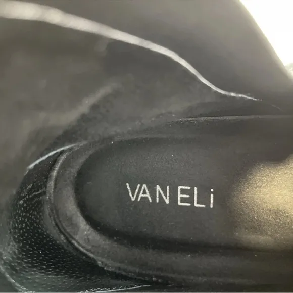 VANELI Women’s Sz 10.5 N Zeno Black Suede Boots Chunky Grunge Y2K With Box