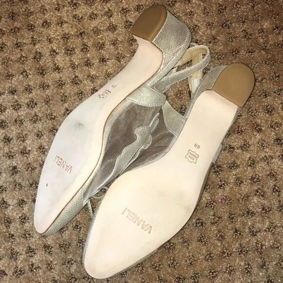 Vaneli mesh sling back sandals