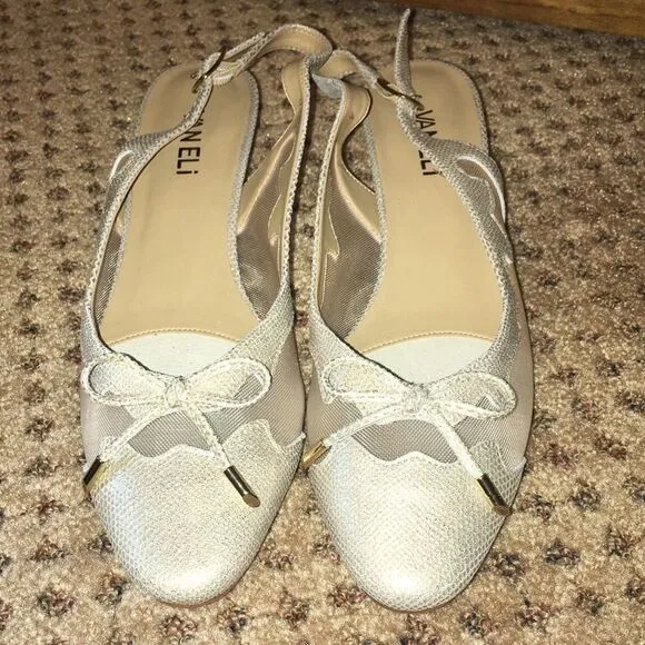 Vaneli mesh sling back sandals