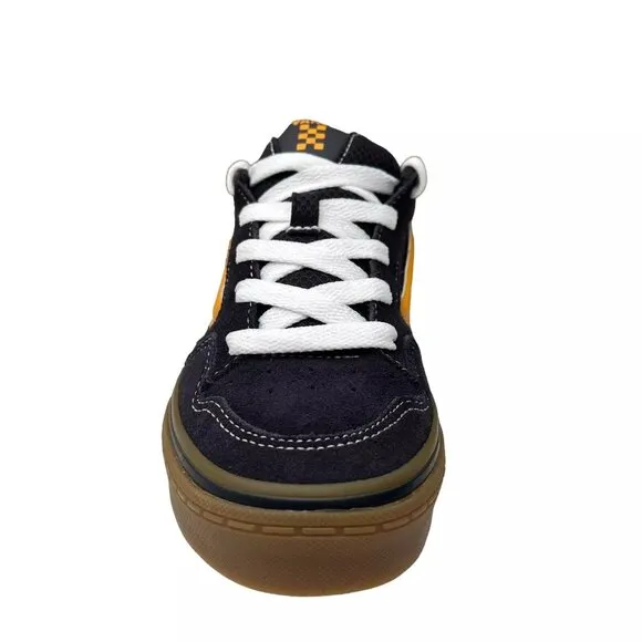 Vans Caldrone Youth Boy's Suede Sneakers Size 6 Navy Blue Classic Stylish Shoes
