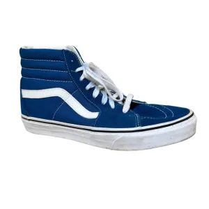 Vans Color Theory Sk8-Hi Canvas Hightop Sneakers 721356 Blue Men’s Size 10