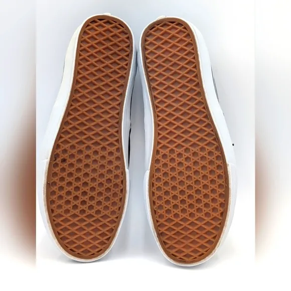 Vans Doren Red and Black Checkerboard With Checkered Shoelaces Men 10.5 Women 12
