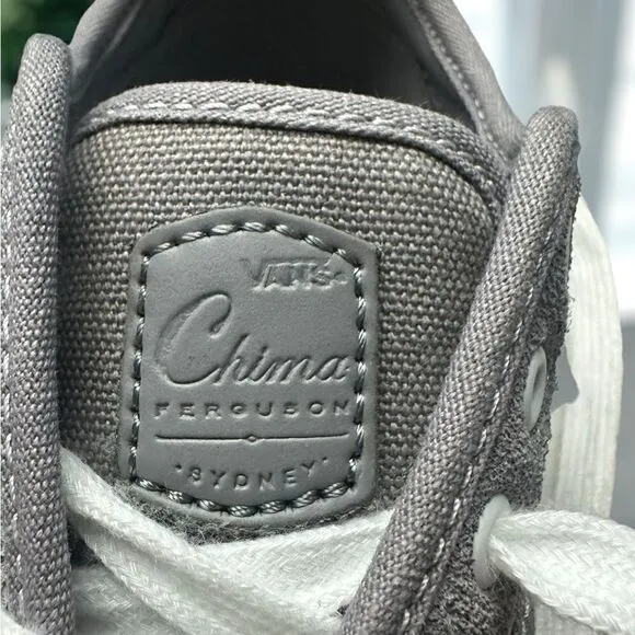 VANS Kids Pro Chima Ferguson Gum Sole Sneakers Shoes Grey Size 13