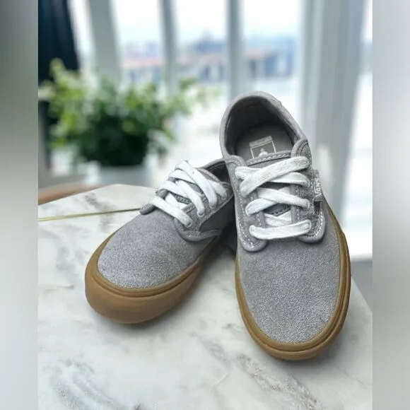VANS Kids Pro Chima Ferguson Gum Sole Sneakers Shoes Grey Size 13