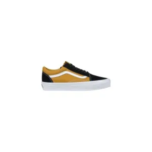 Vans Leather Lace-Up Rubber Sole Sneakers Men Beige
