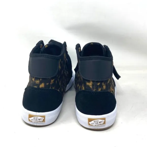 VANS Lizzie Tortoise Sneakers Dark Brown Suede Canvas Shoe Skate Men VN0A4BX1YI5