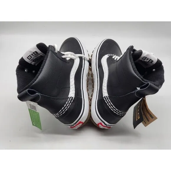 Vans MTE Standard Mid Waterproof Unisex Snow Boot Sz 7.5 Black White