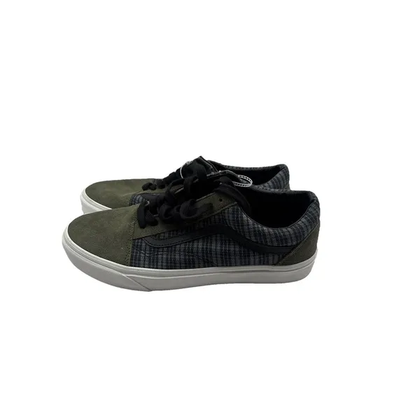 Vans Old Skool Grunge Plaid Multi Green Size US 11 Men New  Rare Sneakers