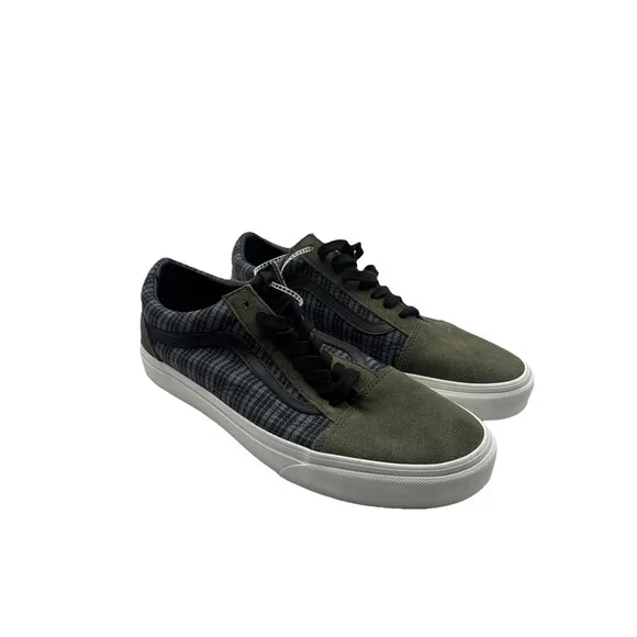 Vans Old Skool Grunge Plaid Multi Green Size US 11 Men New  Rare Sneakers