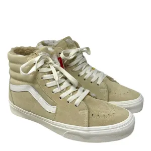VANS Sk8-Hi Cozy Hug Biscotti Shoes Suede Sneakers Casual Women Size VN0A7Q5NBVV