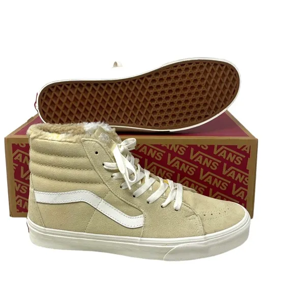 VANS Sk8-Hi Cozy Hug Biscotti Suede Men's Size Shoes Casual Sneakers VN0A7Q5NBVV