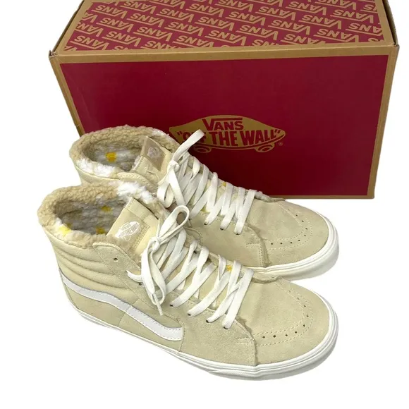 VANS Sk8-Hi Cozy Hug Biscotti Suede Men's Size Shoes Casual Sneakers VN0A7Q5NBVV