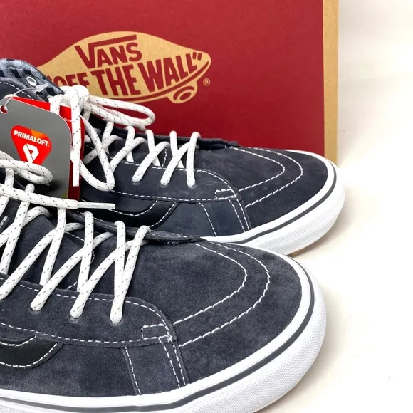 VANS SK8-Hi MTE-1 High Top Plaid Gray Suede Men’s Size Sneakers VN0A5HZYGYW